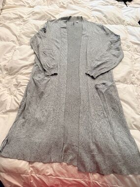 Soft, Lightweight Gray Duster